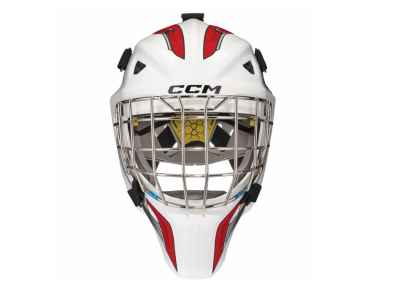 Brankářská maska CCM AXIS F5 SR white-red